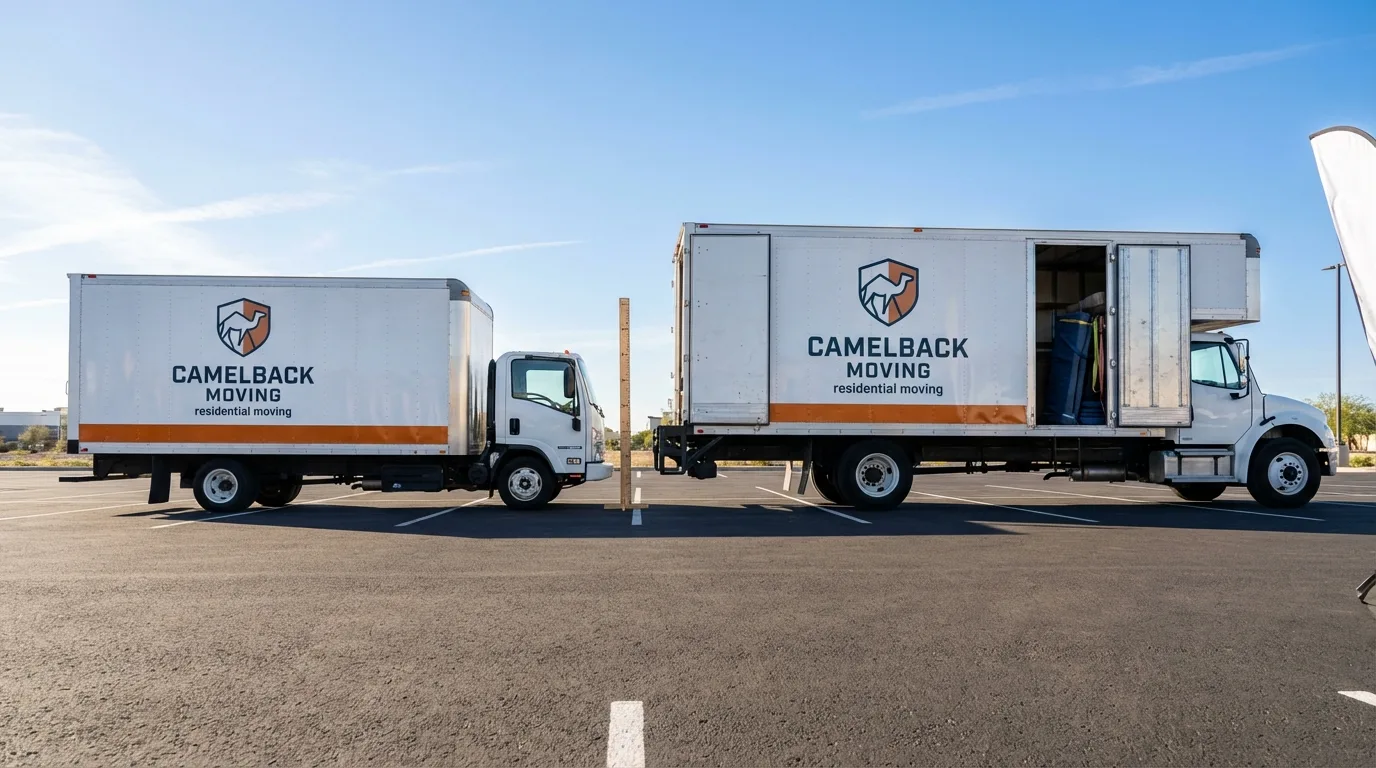 Moving truck size capacity guide in Lawton